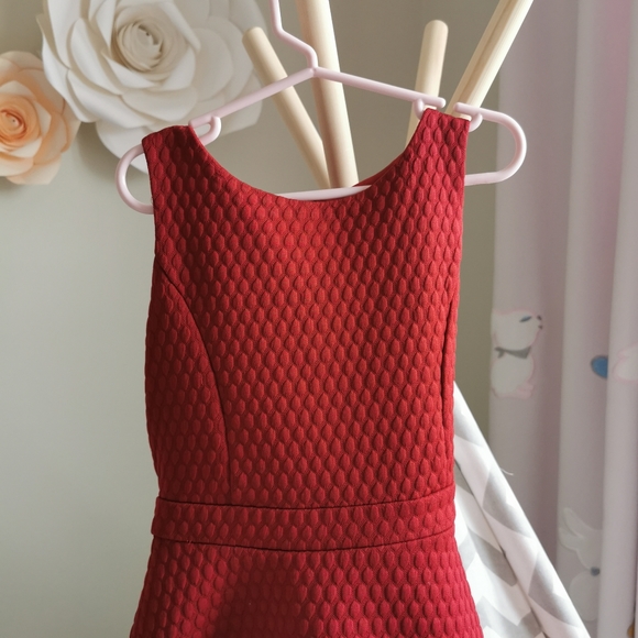 Sugar plum Christmas red dress 7t - Picture 6 of 8